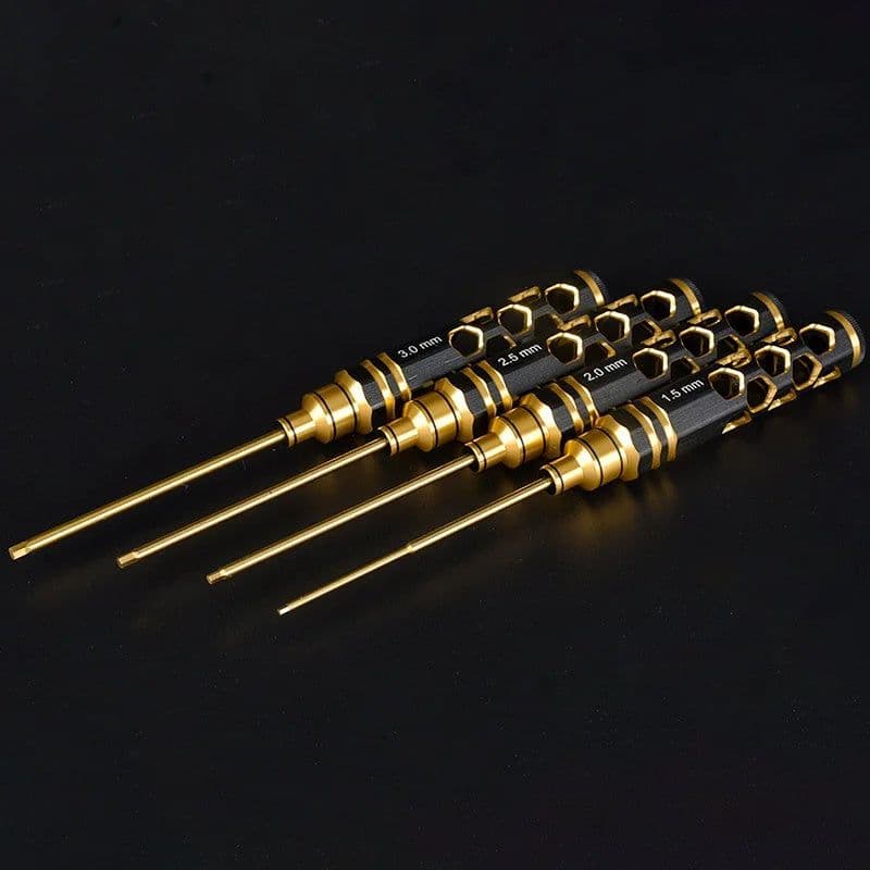 image-Repair Tools Titanium-plated Cutter Head 15 20 25 30mm Hexagon Socket Screwdriver Set