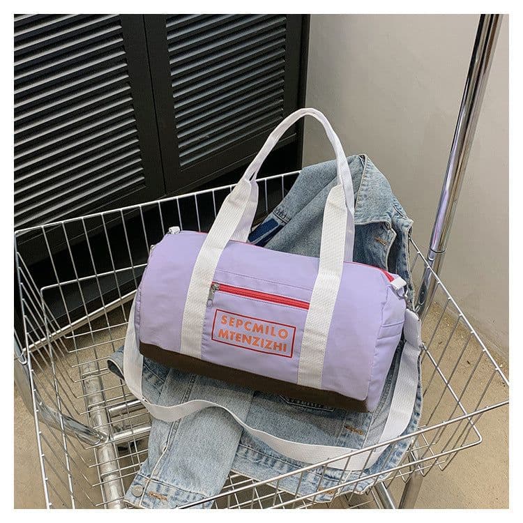 image-Korean Style Sports Gym Short-distance Leisure Travel Bag Girls Crossbody Shoulder