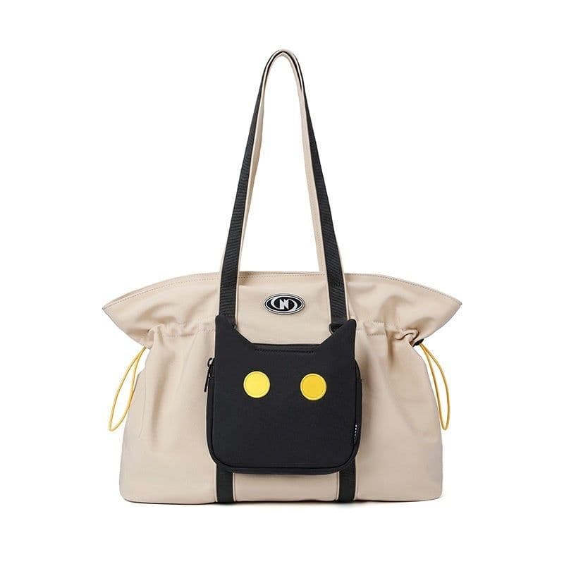 image-Large Capacity Niche Dual-use Commuter Shoulder Handbag