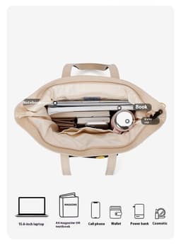 image-Large Capacity Niche Dual-use Commuter Shoulder Handbag