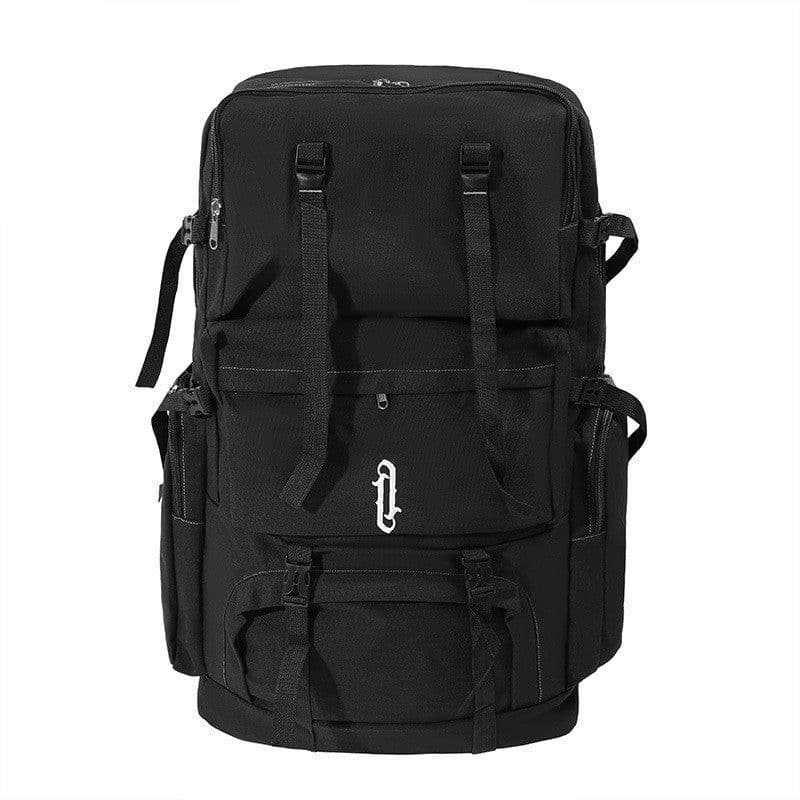 image-Casual Large Capacity Canvas Backpack Men's Traveling Bag