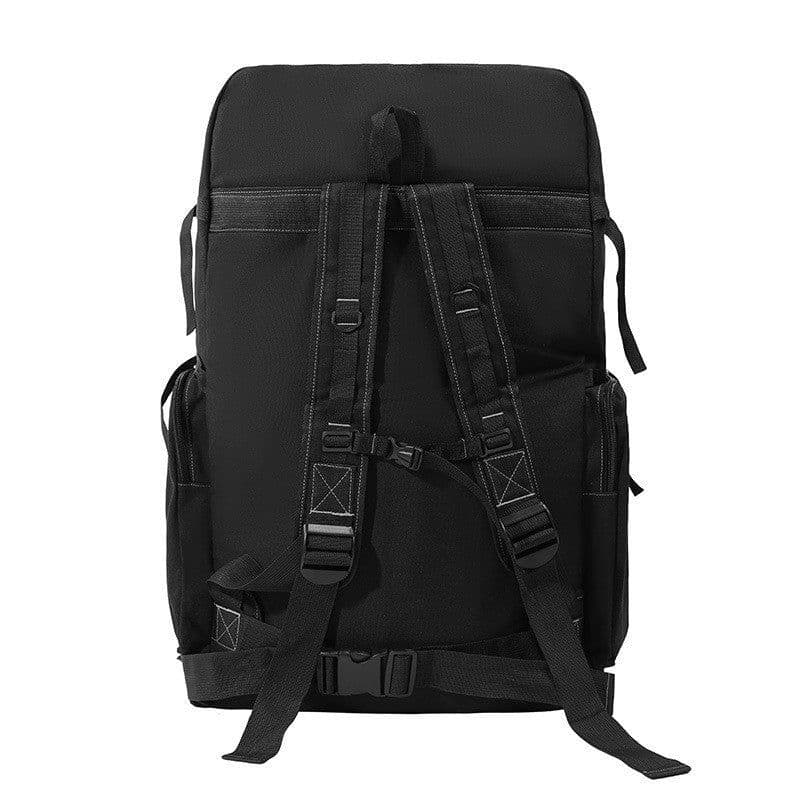 image-Casual Large Capacity Canvas Backpack Men's Traveling Bag