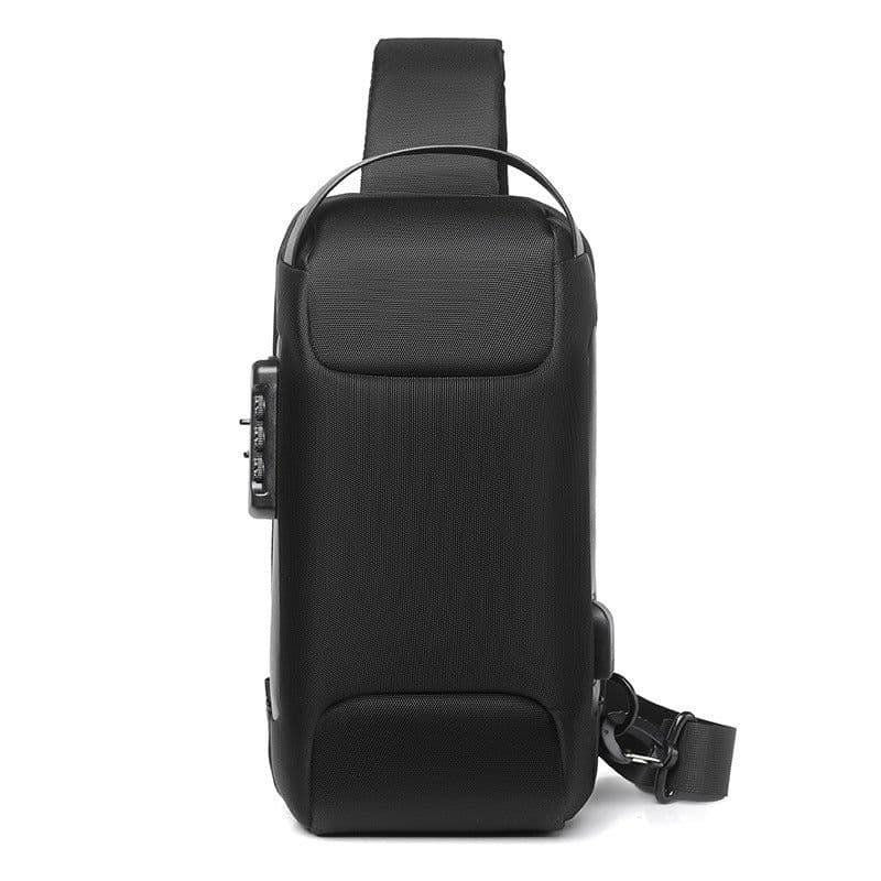 image-Motorcycle Men's Chest Bag Oxford Cloth Carbon Fiber