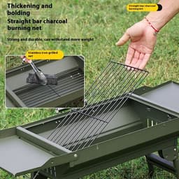image-Installation-free Integrated Portable Barbecue Grill