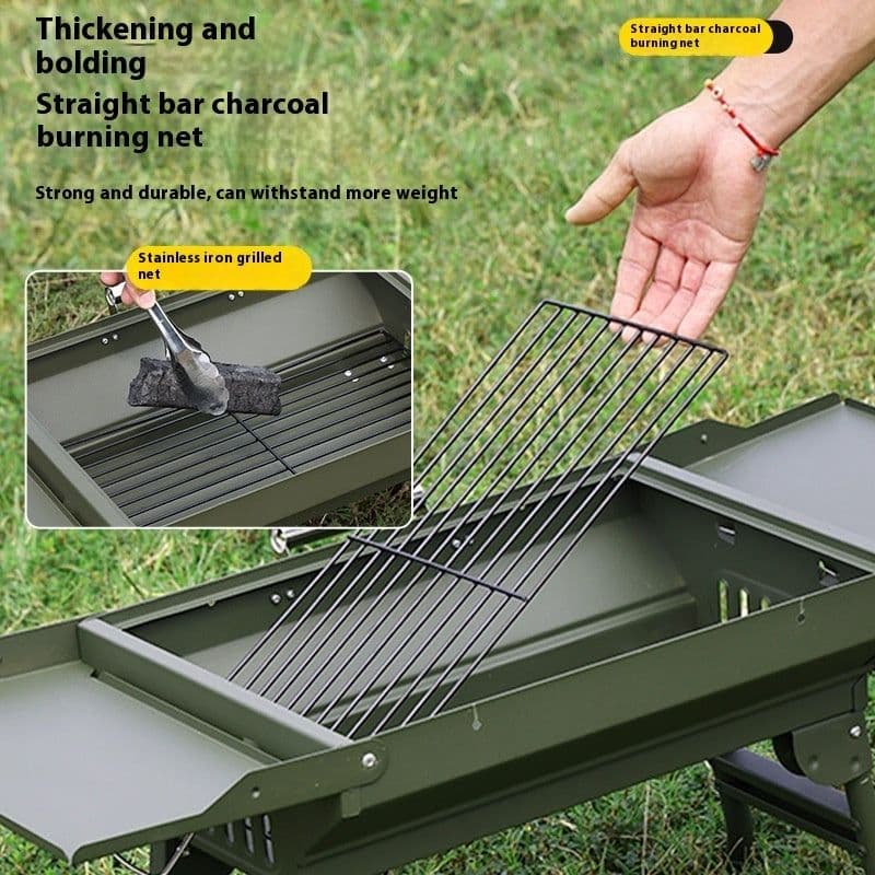 image-Installation-free Integrated Portable Barbecue Grill