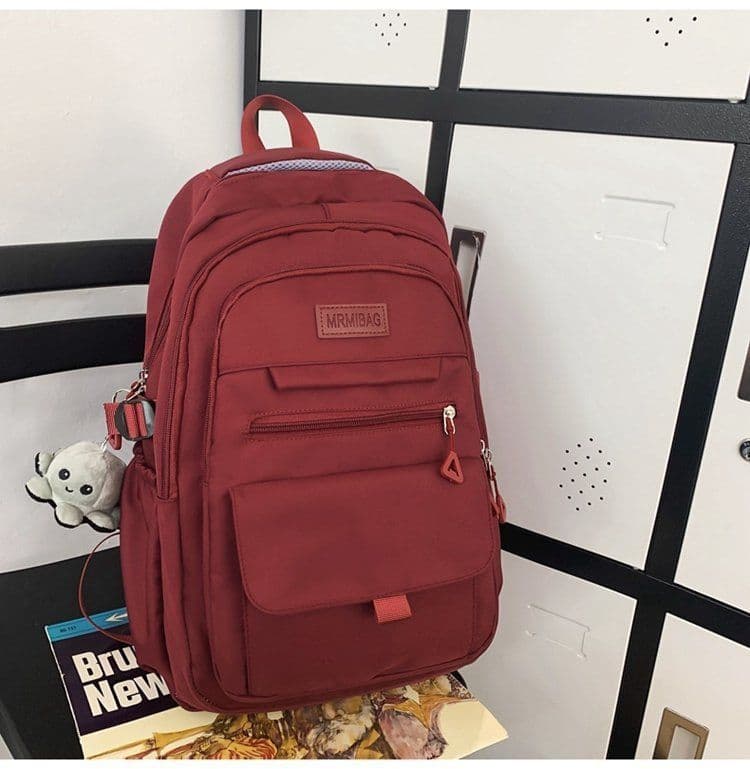 image-Simple Large Capacity Travel Backpack For Women Casual Japanese