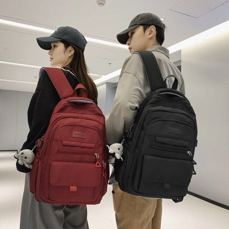 image-Simple Large Capacity Travel Backpack For Women Casual Japanese
