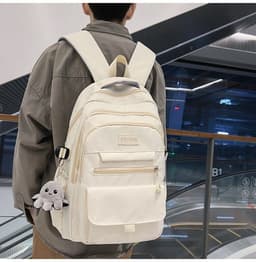 image-Simple Large Capacity Travel Backpack For Women Casual Japanese
