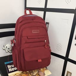 image-Simple Large Capacity Travel Backpack For Women Casual Japanese
