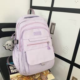 image-Simple Large Capacity Travel Backpack For Women Casual Japanese