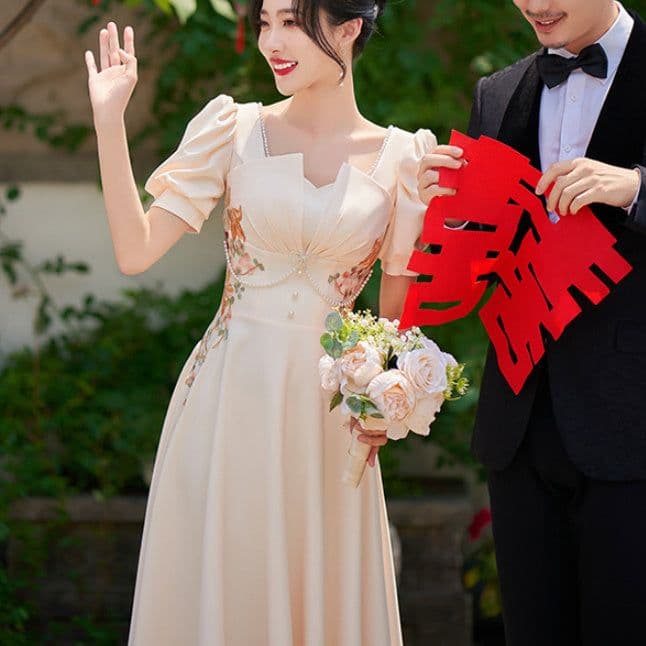image-New High-end Banquet Little Evening Dress Women