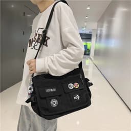 image-Large Capacity Multi-functional Men's Shoulder Messenger Bag
