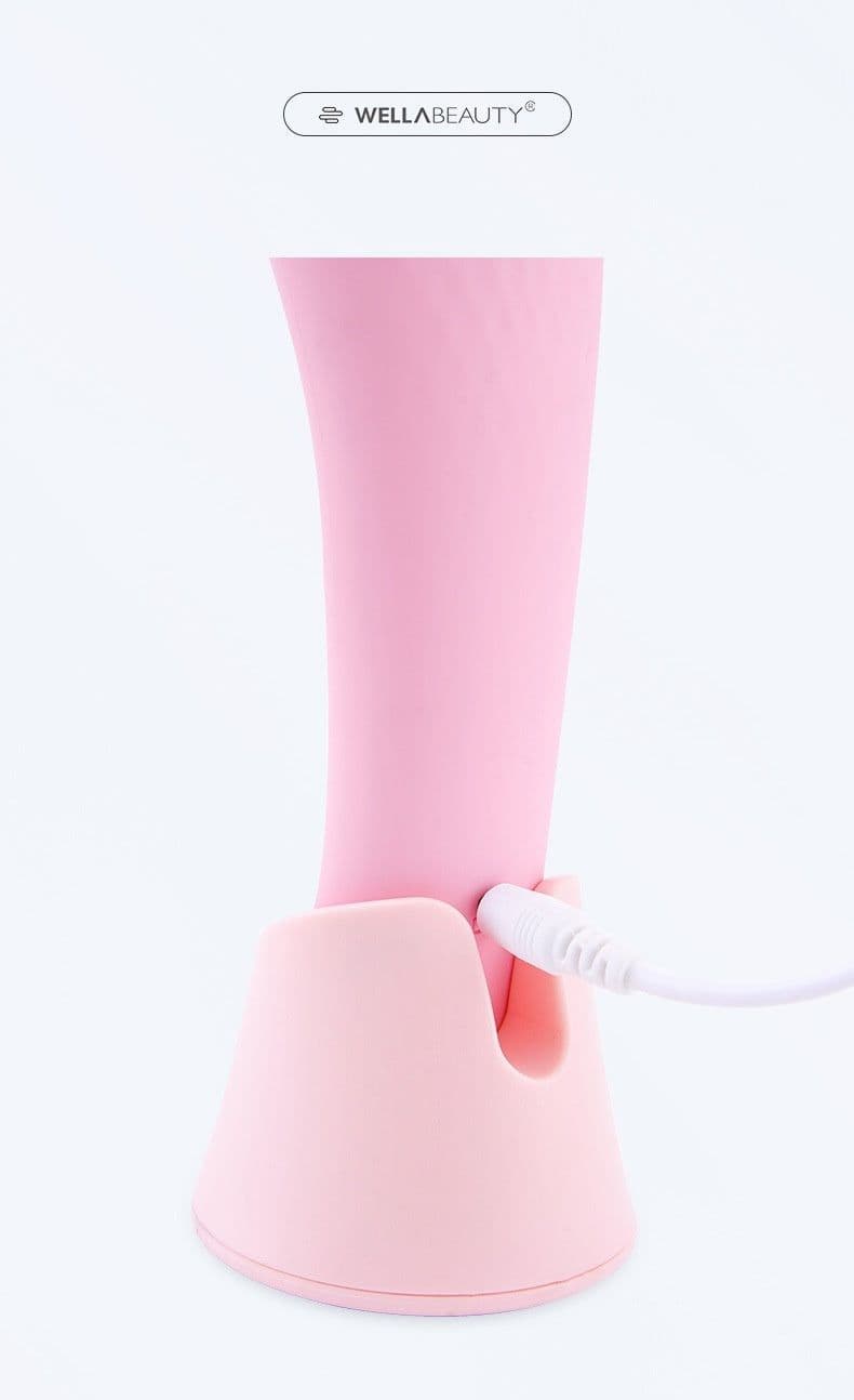 image-Silicone Face Cleansing Brush Facial Cleansing Brush Electric Facial Brush Vibration Heating
