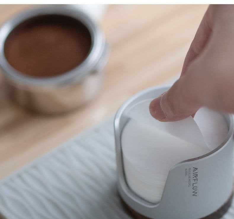 image-Airflow Italian Coffee Machine Filter Paper Holder