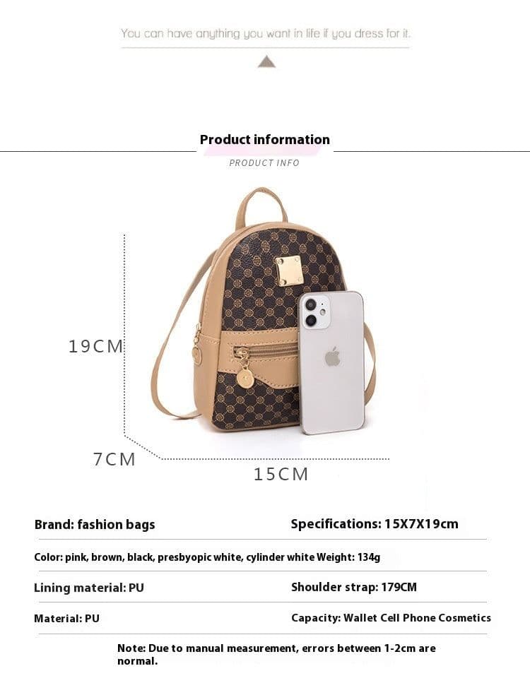 image-Women's Fashion Children's PU Backpack