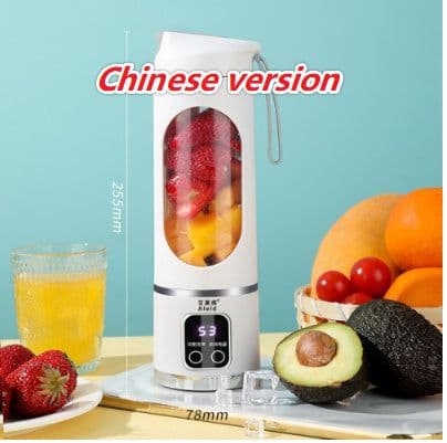 image-High-end Home Ice Crushing Juicing USB Charging Portable Blender Outdoor Traveling