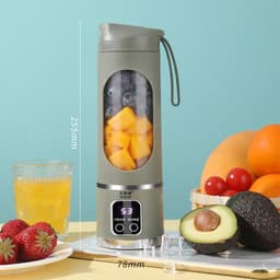 image-High-end Home Ice Crushing Juicing USB Charging Portable Blender Outdoor Traveling