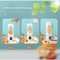 image-High-end Home Ice Crushing Juicing USB Charging Portable Blender Outdoor Traveling