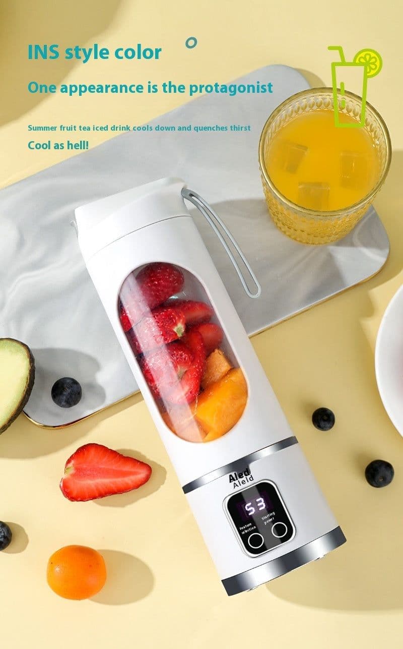 image-High-end Home Ice Crushing Juicing USB Charging Portable Blender Outdoor Traveling