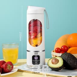 image-High-end Home Ice Crushing Juicing USB Charging Portable Blender Outdoor Traveling