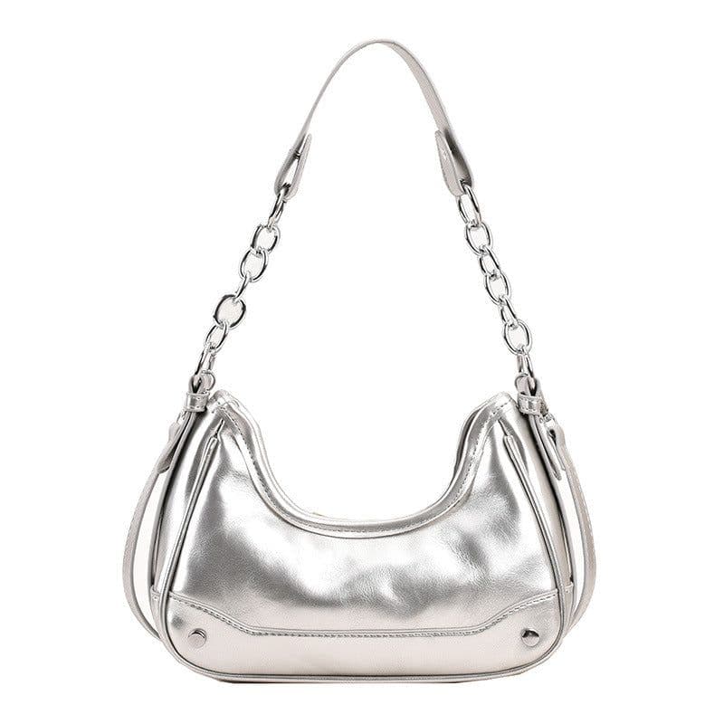 image-High-grade Fashionable Shoulder Simple Western Style Super Popular Underarm Bag