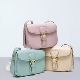 image-Genuine Leather Women's Bag High Sense Niche Underarm Bag