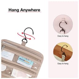 image-Amazon Wash Bag Hanging Travel Makeup Storage Box Portable Clear Cosmetic Bag Travel Toiletry Set