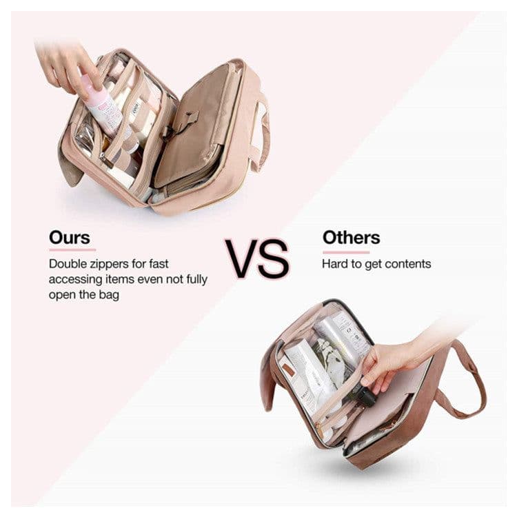 image-Amazon Wash Bag Hanging Travel Makeup Storage Box Portable Clear Cosmetic Bag Travel Toiletry Set
