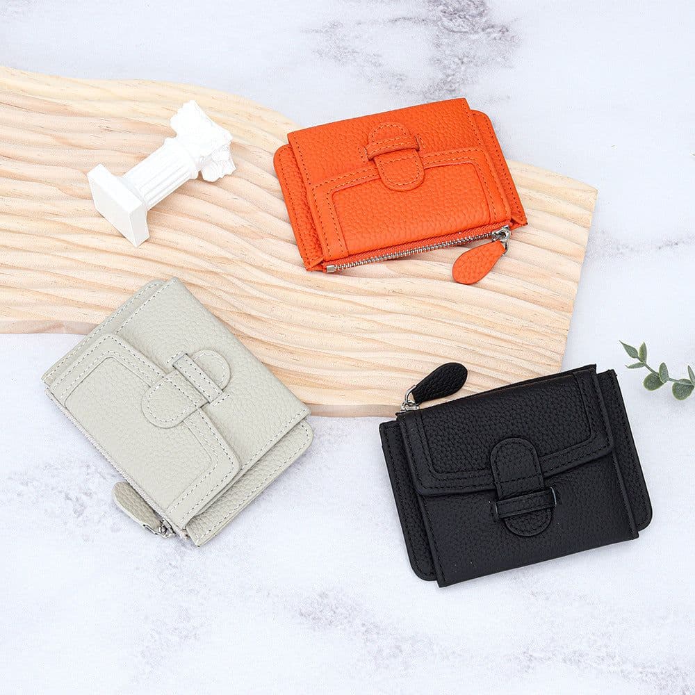 image-Fashion Ultra-thin Multifunctional Leather Multiple Card Slots Wallet