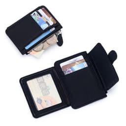 image-Fashion Ultra-thin Multifunctional Leather Multiple Card Slots Wallet