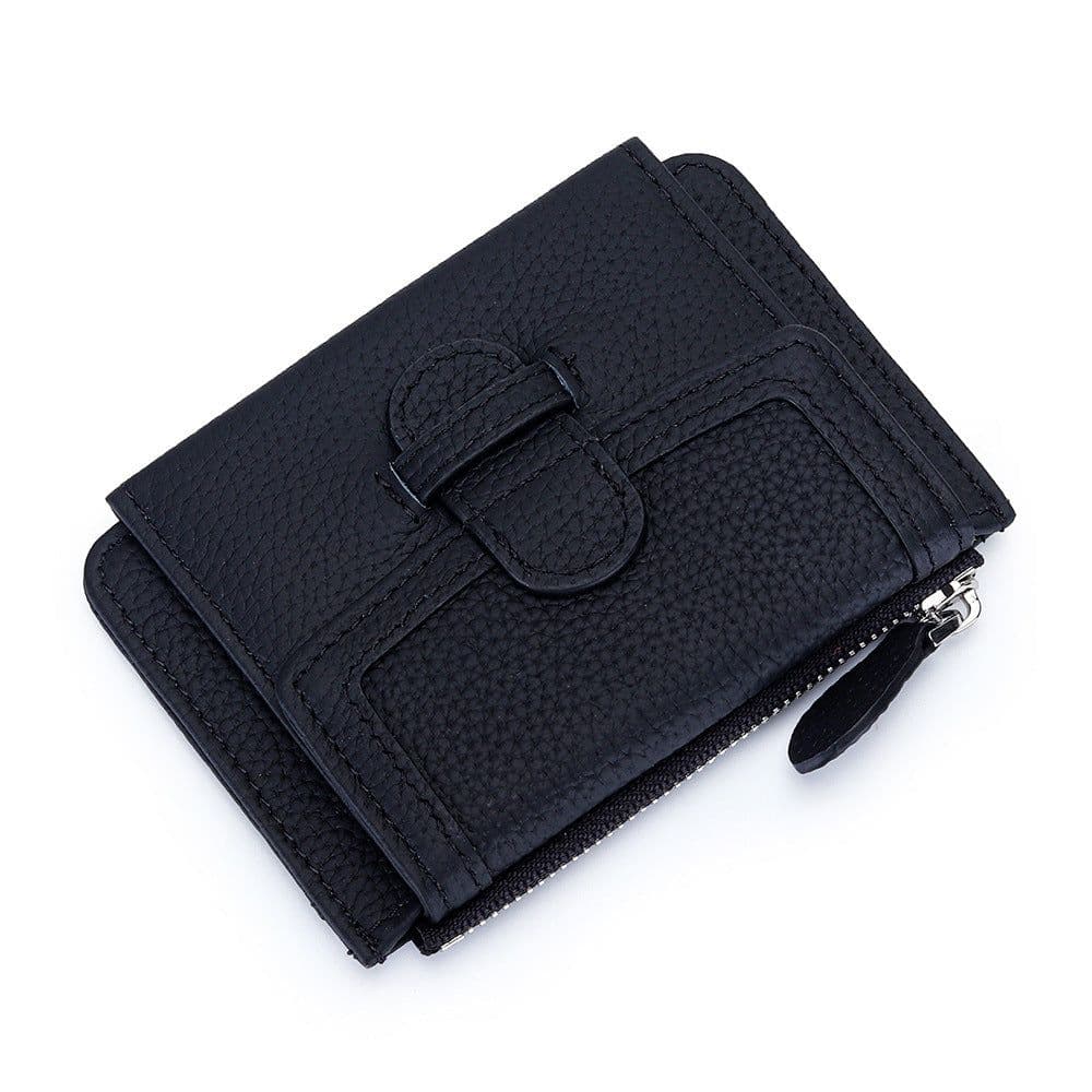 image-Fashion Ultra-thin Multifunctional Leather Multiple Card Slots Wallet