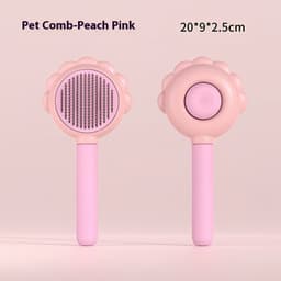 image-2 In 1 Self Cleaning Dog Brush Comb With Spray Pets Grooming Hair Remover Combs Brush Floating Hair Pet Grooming Brush Pet Products
