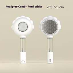 image-2 In 1 Self Cleaning Dog Brush Comb With Spray Pets Grooming Hair Remover Combs Brush Floating Hair Pet Grooming Brush Pet Products