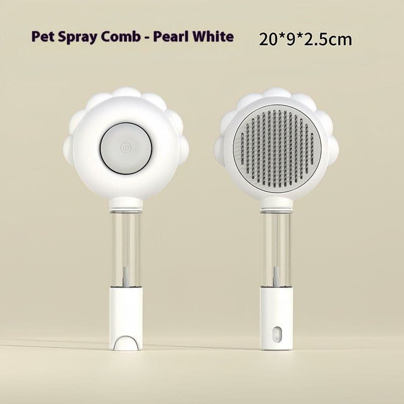 image-2 In 1 Self Cleaning Dog Brush Comb With Spray Pets Grooming Hair Remover Combs Brush Floating Hair Pet Grooming Brush Pet Products