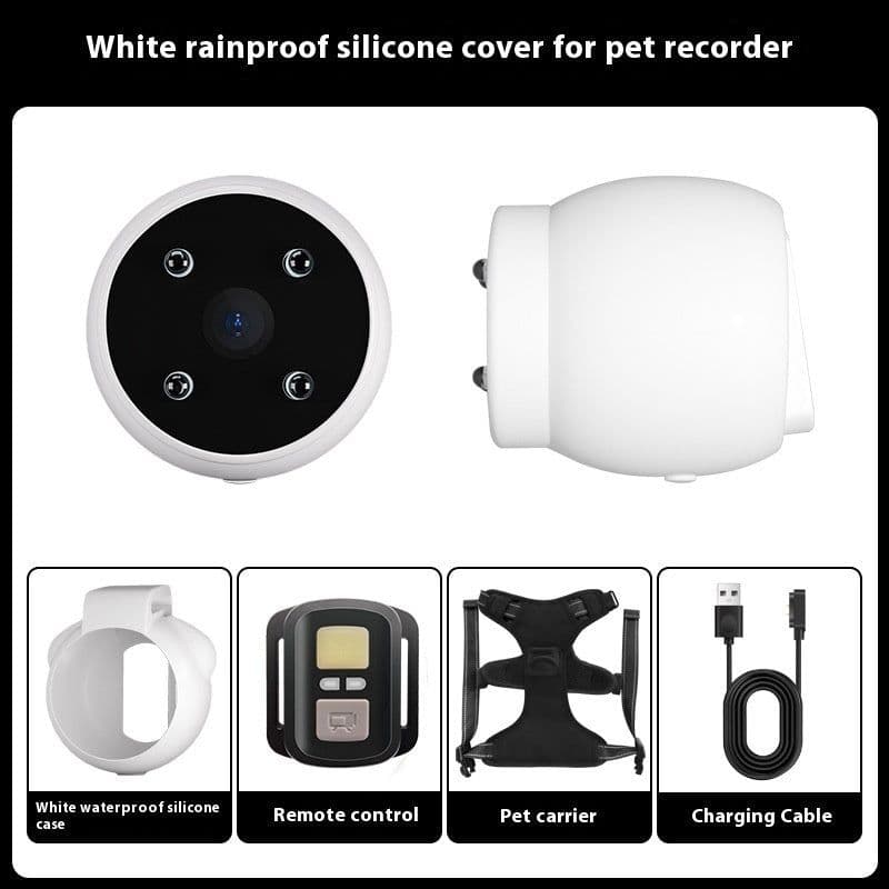 image-Pets Recorder Pet Tracker Collar Dogs And Cats Viewing Angle Motion Recording Camera Action Camera With Video Records Cat Collars Camera Sport Pet Products