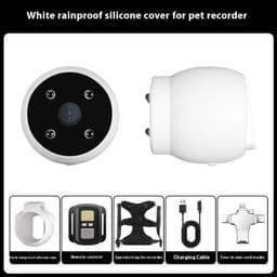 image-Pets Recorder Pet Tracker Collar Dogs And Cats Viewing Angle Motion Recording Camera Action Camera With Video Records Cat Collars Camera Sport Pet Products