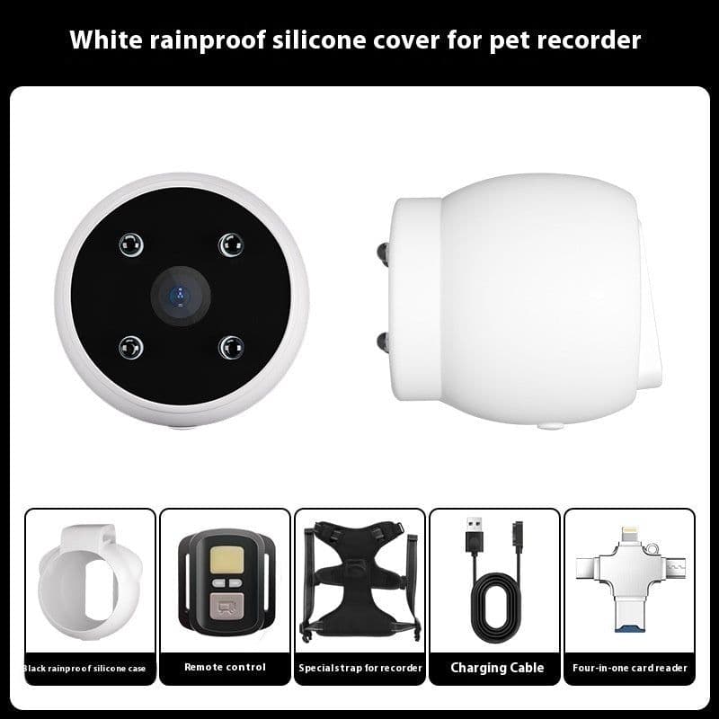 image-Pets Recorder Pet Tracker Collar Dogs And Cats Viewing Angle Motion Recording Camera Action Camera With Video Records Cat Collars Camera Sport Pet Products