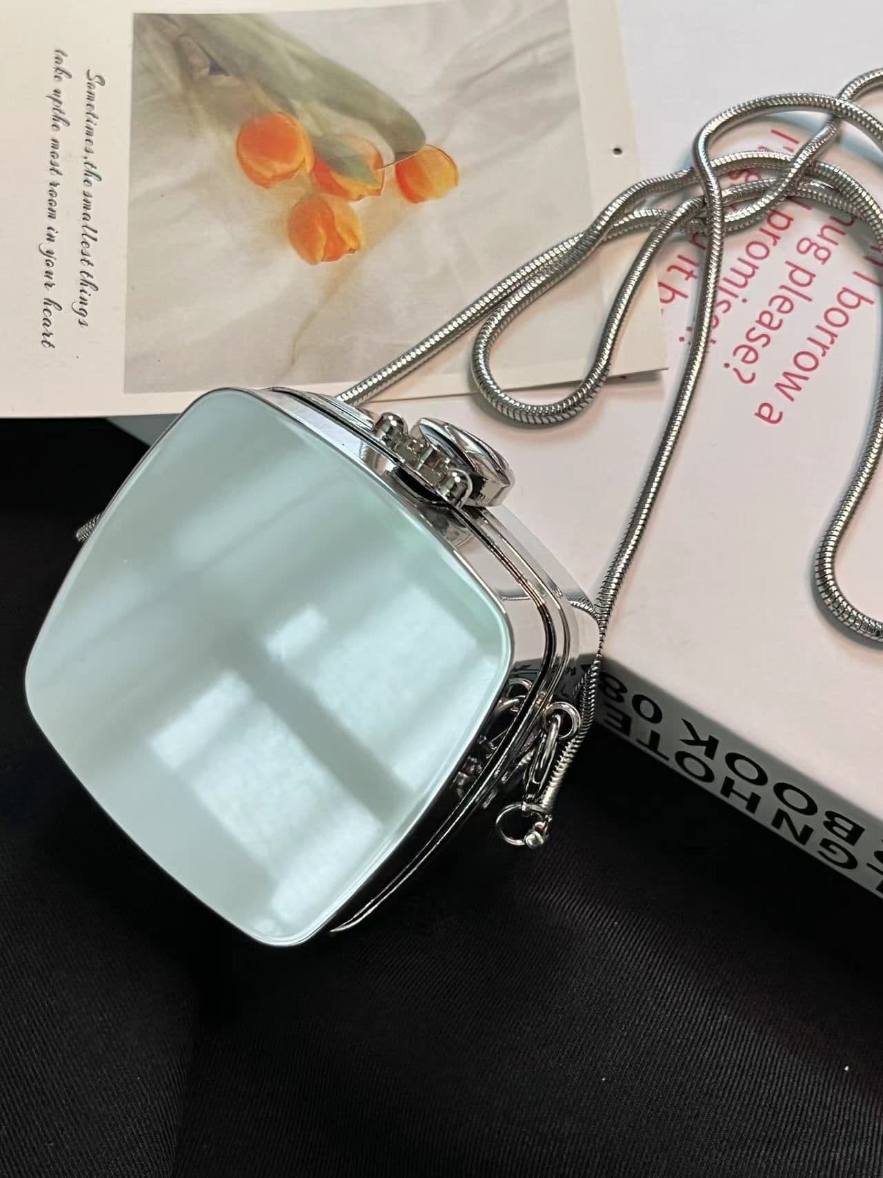 image-Mini Acrylic Round Cake Female Fashion Crossbody Bag