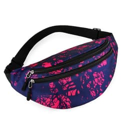 image-Women's Fashion Casual Nylon Multi-layer Waist Bag