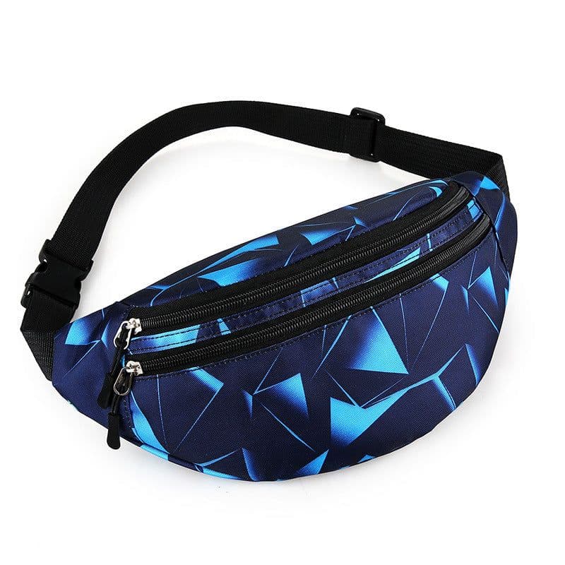 image-Women's Fashion Casual Nylon Multi-layer Waist Bag