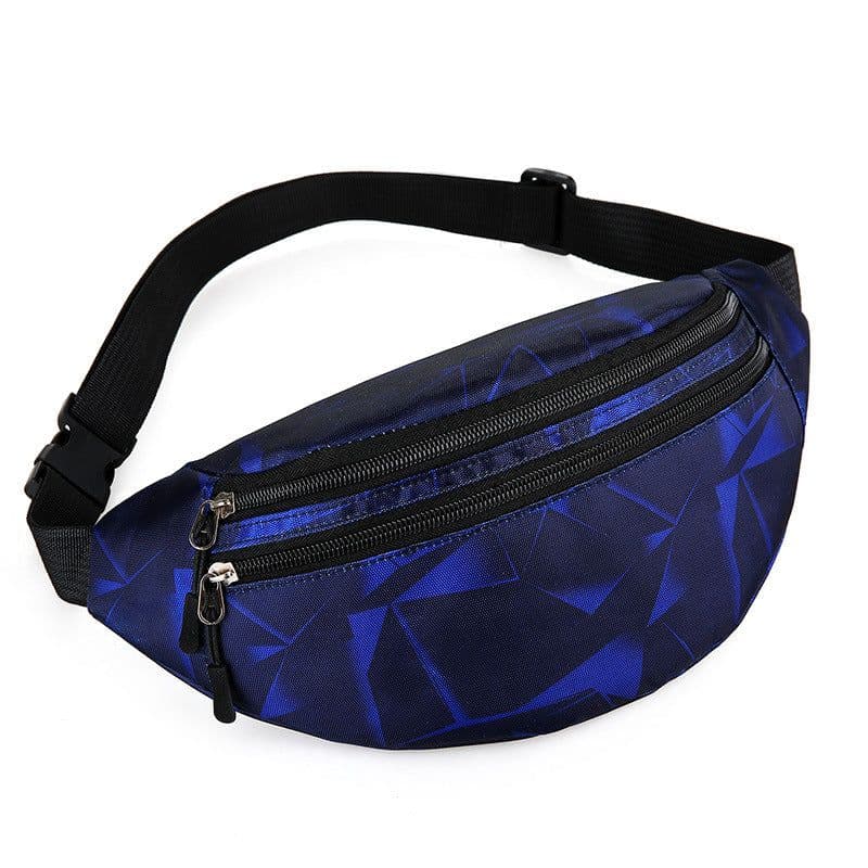image-Women's Fashion Casual Nylon Multi-layer Waist Bag