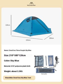 image-Outdoor Supplies Camping Camping Rainproof And Sun Protection Portable Storage Tent