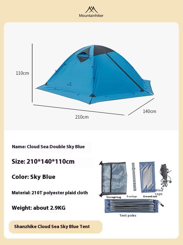 image-Outdoor Supplies Camping Camping Rainproof And Sun Protection Portable Storage Tent