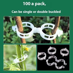 image-Plant Clipsseedling Hanging Clipplastic Tie Tendril Clipbranch Binding Clipclip For Hanging VineVine ClampVine Fixed Clip