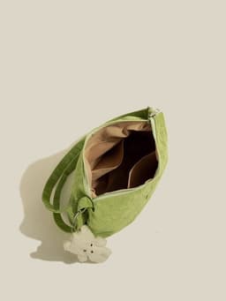 image-New Mori Style All-match Commute High-grade Velvet Large Capacity Lightweight Tote Bag