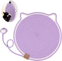 image-Braided Cotton Rope Cat Claw Mat Self Hi Ball One Piece Sleeping Mat Washable Anti Sticky Scratching Artifact Cat Scratching Mat Pet Products