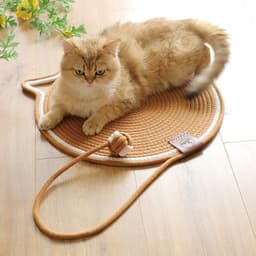 image-Braided Cotton Rope Cat Claw Mat Self Hi Ball One Piece Sleeping Mat Washable Anti Sticky Scratching Artifact Cat Scratching Mat Pet Products