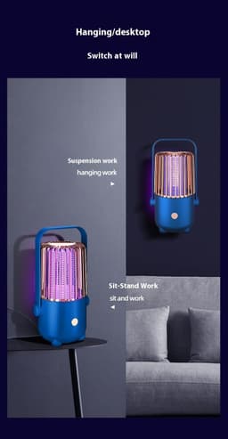 image-Home Indoor Outdoor Camping Mosquito Trap Lamp