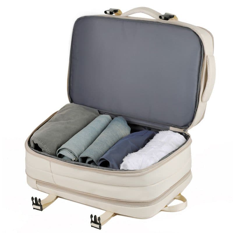 image-Waterproof USB Rechargeable Student Schoolbag Outdoor Travel
