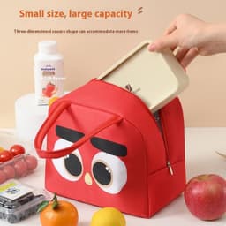 image-Insulated Large Capacity Portable Refrigerated Lunch Bag